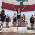 تالين الحولي من مشمش بطلة لبنان في الجمباز